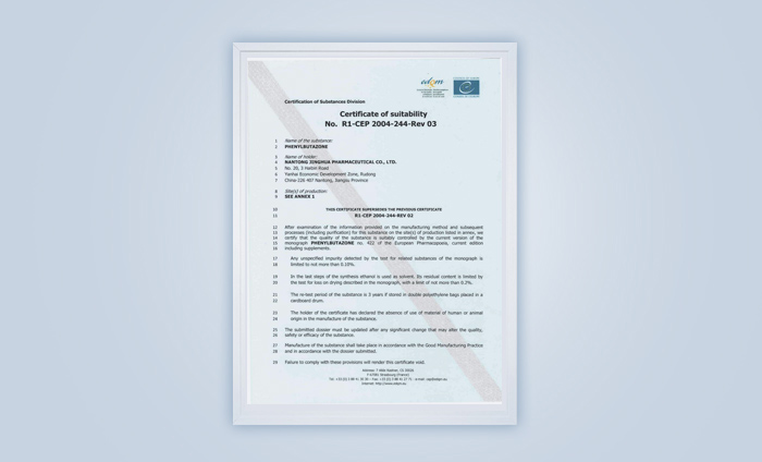 Phenylbutazone_No. Rl-CEP